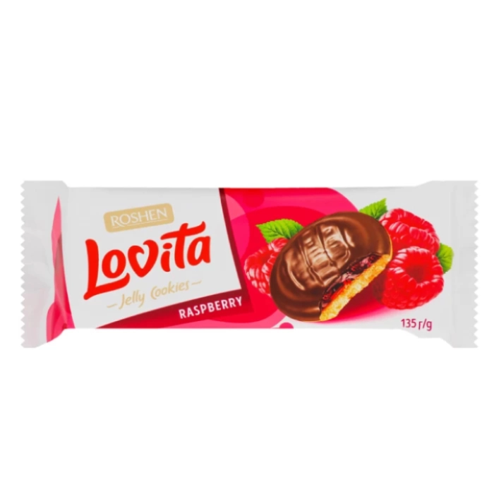 Թխվածքաբլիթ Roshen Lovita ազնվամորի 135 գր ||Печенье Roshen Lovita малина 135 гр ||Roshen Lovita raspberry Cookies 135 gr