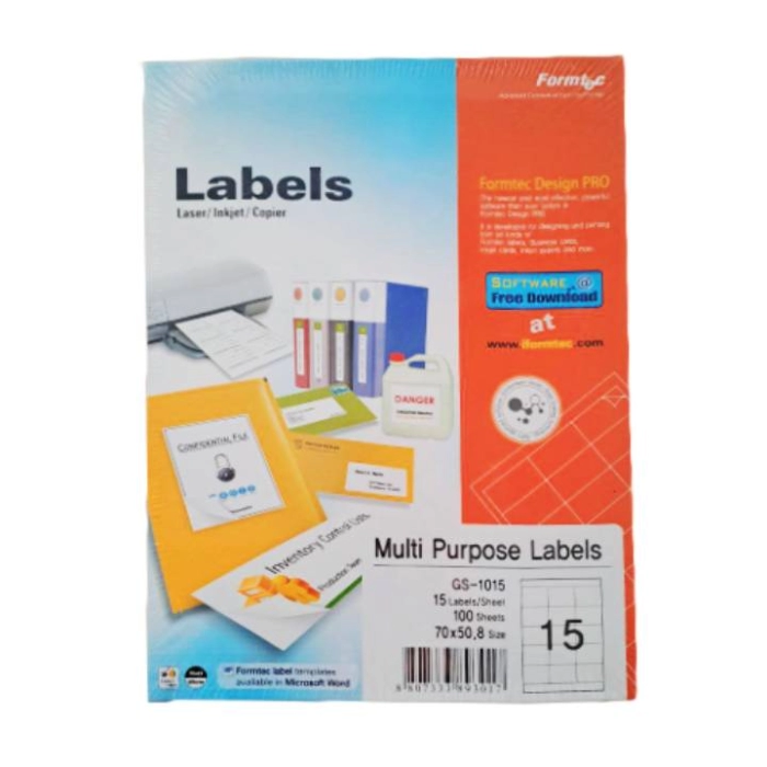 Թուղթ Label A4 70х58.5 մմ 15 բաժին 1 թերթ ||Бумага Label A4 70х58.5 mm 15 секции 1 листов ||Paper Label A4 70х58.5 mm 15 sections 1 sheet