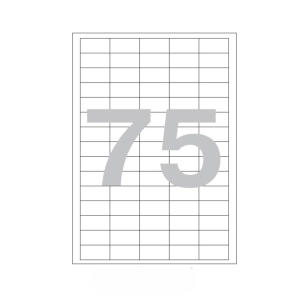 Թուղթ Promega Label A4 38х19 մմ 75 բաժին 1 թերթ ||Бумага Promegaa Label A4 38х19 mm 75 секции 1 листов ||Paper Promega Label A4 38x19 mm 75 sections 1 sheet