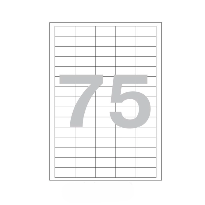 Թուղթ Promega Label A4 38х19 մմ 75 բաժին 1 թերթ ||Бумага Promegaa Label A4 38х19 mm 75 секции 1 листов ||Paper Promega Label A4 38x19 mm 75 sections 1 sheet