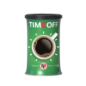Սուրճ բնական լուծվող TimeOff  կանաչ 100գր ||Кофе натуральный растворимый TimeOff 100г ||Natural instant granulated cofee TimeOff 100g