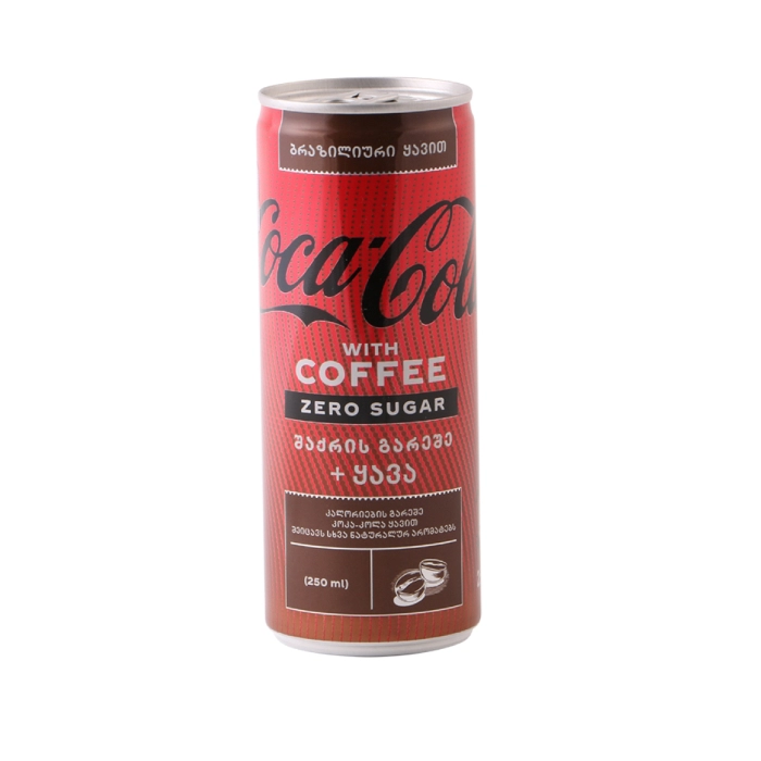 Հյութ Coca-Cola Zero Sugar և սուրճ 0,25 լ ||Сок Coca-Cola Zero Сахар и кофе 0,25 л