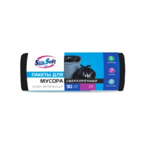Աղբի տոպրակ Silk Soft 30 լ 30 հատ ||Мешки для мусора на 30 л Silk Soft 30 штук ||Garbage bags 30 l Silk Soft 30 pieces