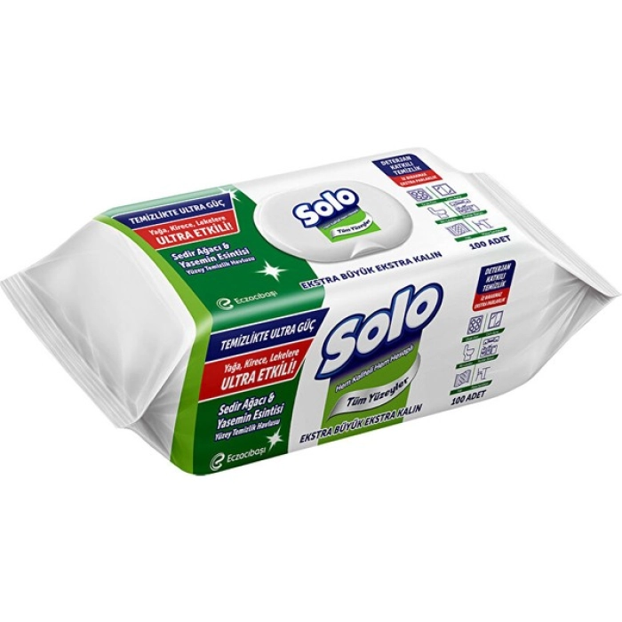   Խոնավ անձեռոցիկ  Solo  100  հատ ||Влажные салфетки Solo 100 шт ||Wet wipes Solo 100 pcs