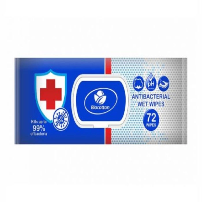 Խոնավ  անձեռոցիկ  Biocotton antibacterial 72 հատ || Влажная салфетка Biocotton antibacterial 72 шт. || Biocotton antibacterial wet wipe 72 pcs.