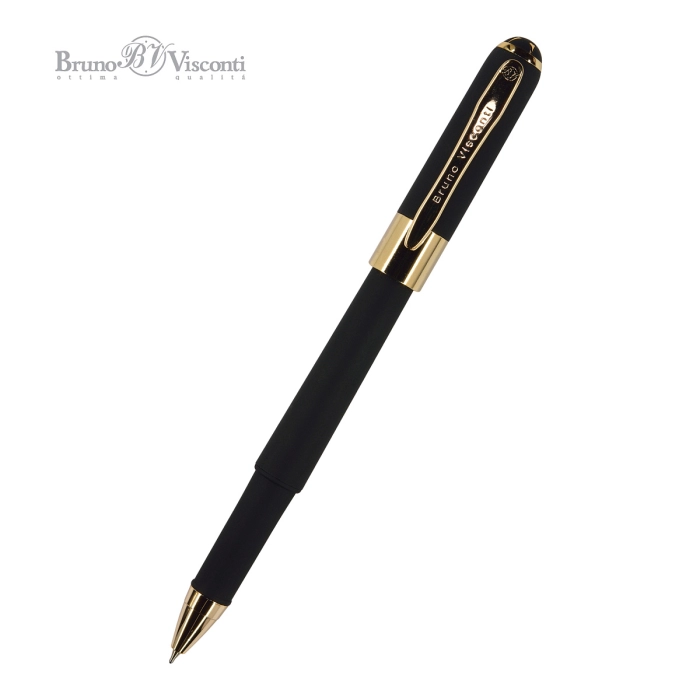 Գրիչ B&V Monaco 0,5 մմ 20-0125/01 ||Ручка BrunoVisconti® шариковая 0.5 мм, синяя MONACO (черный корпус) 20-0125/01