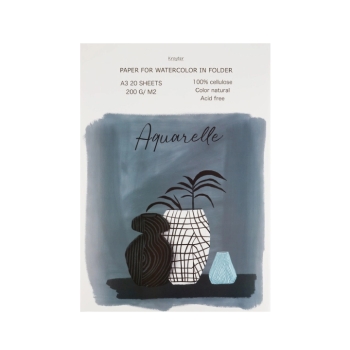 Թուղթ վատման Комус Проф A3 ջրաներկի 200 գր/մ 20 թերթ 1735477 