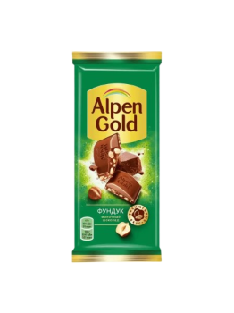  Alpen Gold chocolate bar 80 g hazelnuts with raisins