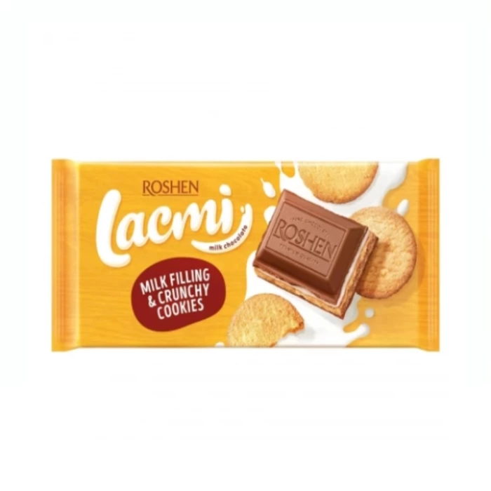 Շոկոլադե սալիկ Roshen թխվածքաբլիթով 90 գր ||Плитка шоколада с печеньеми Рошен 90 гр ||Chocolate bar with cookies Roschen 90 g