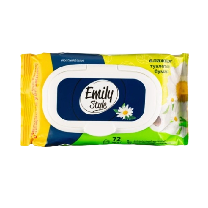 Զուգարանի թուղթ խոնավ Emily Style 72 հատ ||Бумага туалетная влажная Emily Style 72 шт. ||Toilet paper moist Emily Style 72 pcs