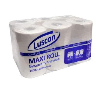 Զուգարանի թուղթ Luscan Comfort Max 2 շերտ 12 հատ 