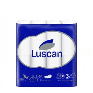 Զուգարանի թուղթ Luscan Deluxe Mega Pack 3 շերտ 32 հատ ||Туалетная бумага Luscan Luscan Deluxe Mega Pack 3-х слойная 32 шт ||Toilet paper Luscan Deluxe Mega Pack 3 ply 32 pcs