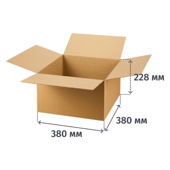 Արկղ Комус 3 շերտ 380х380х228մմ 2126267 