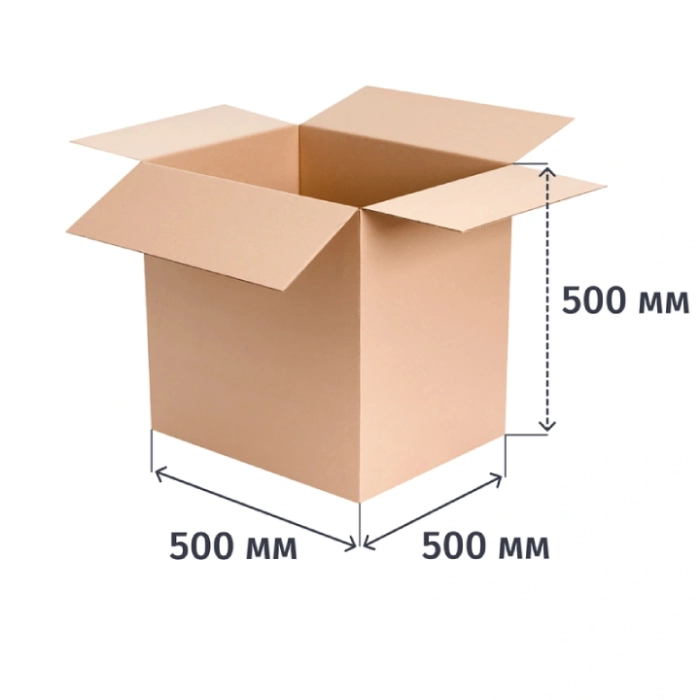 Արկղ Комус 3 շերտ 50x50x50սմ 571498 ||Коробка Комус 3 слоя 50x50x50см 571498 ||Box Комус 3 layers 50x50x50sm 571498