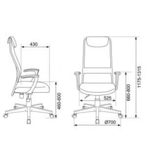 Ղեկավարի աթոռ Burocrat, KB-8N ||Кресло руководителя Бюрократ, KB-8N ||Executive chair Burocrat, KB-8N