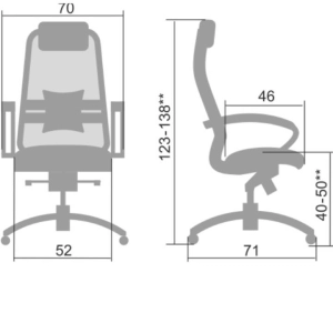 Ղեկավարի աթոռ Metta, Samurai T-1.04 MPES ||Кресло руководителя Metta, Samurai T-1.04 MPES ||Executive chair Metta, Samurai T-1.04 MPES