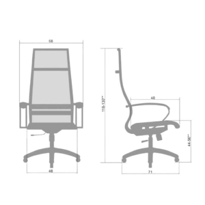 Ղեկավարի աթոռ Metta, SK-1-BK701PL1-xb ||Кресло руководителя  Metta, SK-1-BK701PL1-xb ||Executive chair Metta, SK-1-BK701PL1-xb