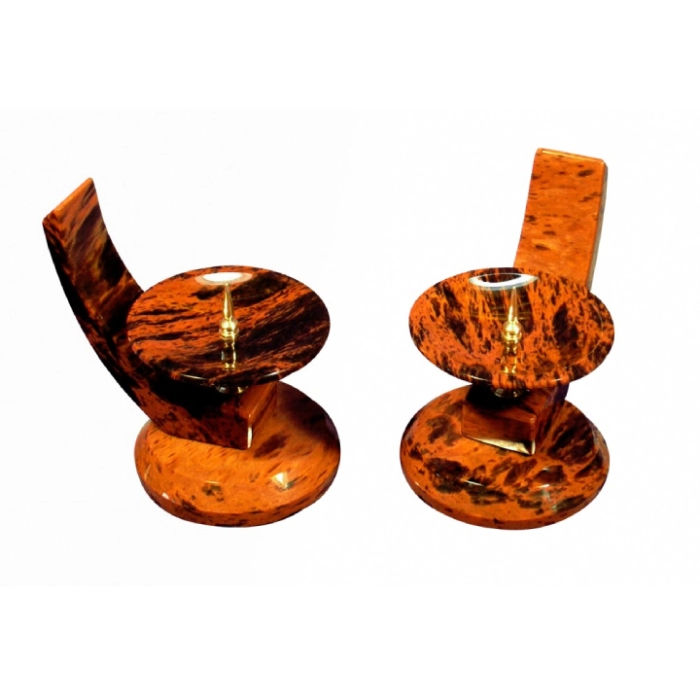 Մոմակալ Obsidian Half moon S ||Подсвечник Obsidian Half moon S ||Candlestick Obsidian Half moon S