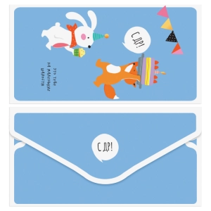 Բացիկ MESHU Birthday friends 164x85մմ 65065 ||Открытка MESHU Birthday friends 164x85мм 65065 ||Postcard MESHU Birthday friends 164x85mm 65065 