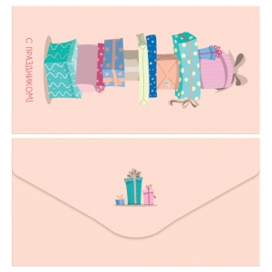 Բացիկ MESHU Birthday party 164x85մմ 65068 ||Открытка MESHU Birthday party 164x85мм 65068 ||Postcard MESHU Birthday party 164x85mm 65068 