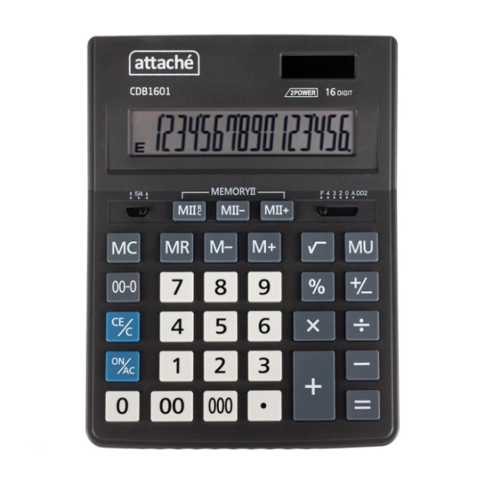 Հաշվիչ սեղանի Attache CDB1601-BK 2213917 ||Калькулятор Attache CDB1601-BK 2213917 ||Calculator Attache CDB1601-BK 2213917