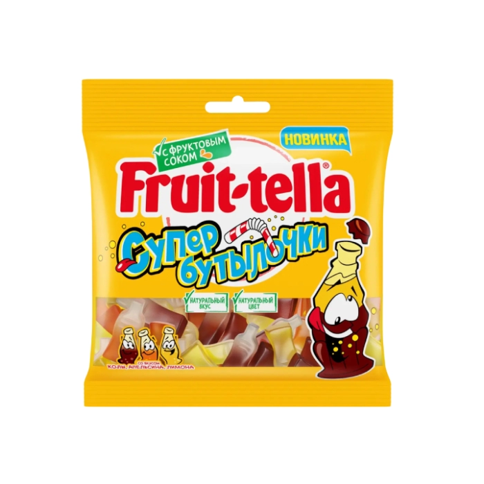Մարմելադ Fruit-tella Супер бутылочки 100գր ||Мармелад Fruit-tella Супер бутылочки 100г ||Marmalade Fruit-tella Супер бутылочки 100gr