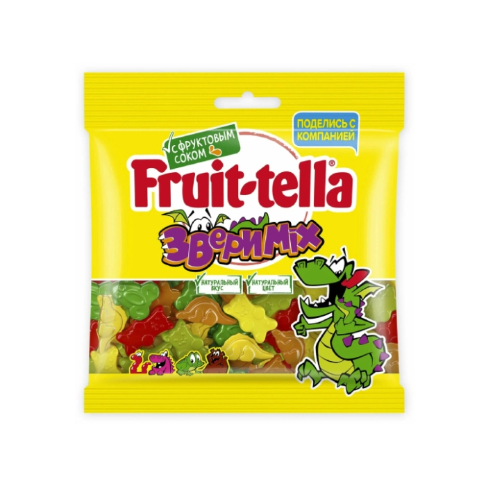 Մարմելադ Fruit-tella Звери Mix 150գր ||Мармелад Fruit-tella Звери Mix 150г ||Marmalade Fruit-tella Звери Mix 150gr