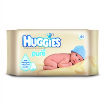 Անձեռոցիկ խոնավ Huggies Classic մանկական 64 հատ 
