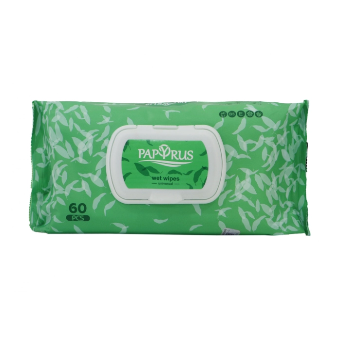 Անձեռոցիկ խոնավ Papyrus 60 հատ ||Салфетка влажная Papyrus 60 шт. ||Papyrus wet wipe 60 pcs.