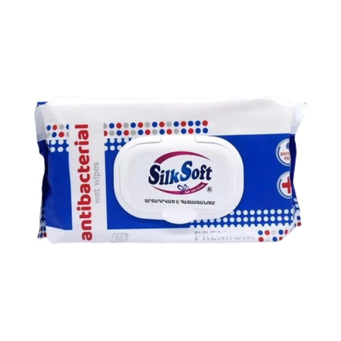 Անձեռոցիկ խոնավ Silk Soft Premium universal  120 հատ ||Салфетки влажные Silk Soft  Premium universal 120 шт.||Silk Soft wet wipes, Premium universal  120 pcs