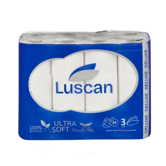 Զուգարանի թուղթ Luscan Luxury 3 շերտ 24 հատ 865672 ||Туалетная бумага Luscan Luscan Luxury 3 слой 24 шт․ ||Toilet paper Luscan Luxury 3 sheets 24 pcs