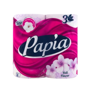 Զուգարանի թուղթ Papia 3 շերտ 4 հատ 1735871 ||Туалетная бумага Papia 3 слоя 4 шт. 1735871 ||Toilet paper Papia 3 layers 4 pcs 1735871