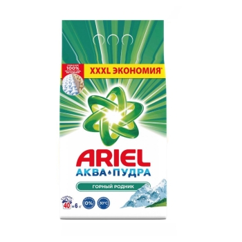 Լվացքի փոշի Ariel Automat սպիտակ 6 կգ