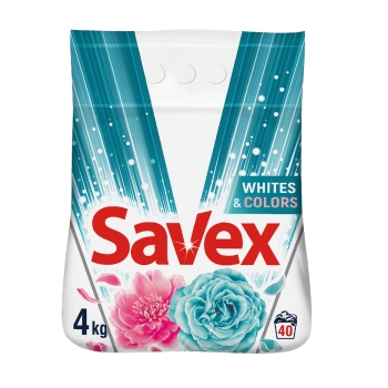 Լվացքի փոշի Savex Color&White ունիվերսալ 4 կգ 