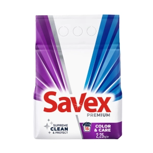 Լվացքի փոշի Savex Color & Care 2,25կգ ||Стиральный порошок Savex Color & Care 2,25кг ||Washing powder Savex Color & Care 2,25kg