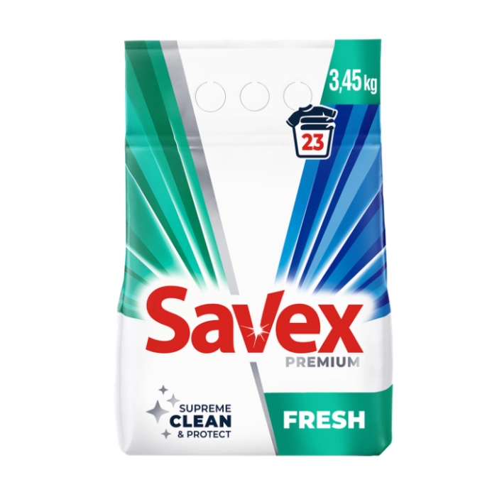 Լվացքի փոշի Savex Premium Fresh 3.45կգ ||Стиральный порошок Savex Premium Fresh 3.45кг ||Washing powder Savex Premium Fresh 3.45kg