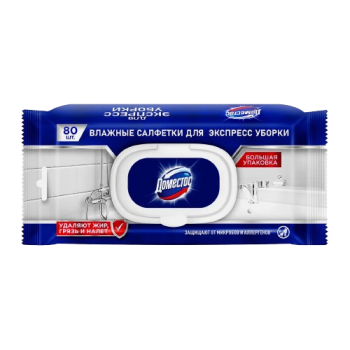  Универсальная чистящая салфетка Domestos 80 шт. 