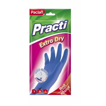 Ձեռնոց ռեզինե Paclan practi extra dry 
