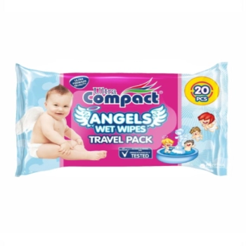 Անձեռոցիկ խոնավ Compact angels մանկական 20 հատ 