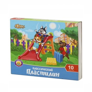 Պլաստիլին №1 School 10 գույն