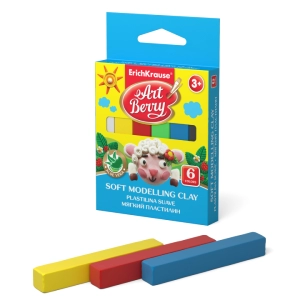 Պլաստիլին ErichKrause Baby 6 գույն 41777 ||Пластилин ErichKrause Baby 6 цвета 41777 ||Plasticine ErichKrause Baby 6 colors 41777
