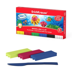 Պլաստիլին ErichKrause ArtBerry 6 գույն 58528 ||Пластилин ErichKrause ArtBerry 6 цвета 58528 ||Plasticine ErichKrause ArtBerry 6 colors 58528