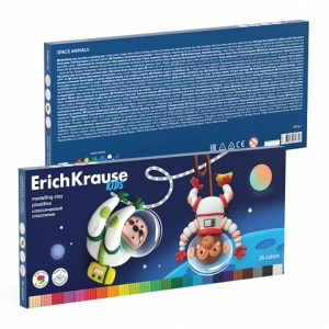 Պլաստիլին ErichKrause Kids 24 գույն 432 գ 61335 ||Пластилин ErichKrause Kids 24 цвета 432 г 61335 ||Plasticine ErichKrause Kids 24 color 432 g 61335