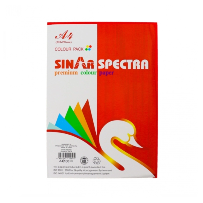 Թուղթ գունավոր SinAr Spectra A4 250 թերթ ||Цветная бумага Spectra А4 250 листов ||Colored paper SinAr Spectra A4 250 sheets