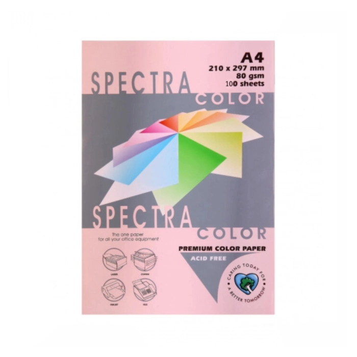Թուղթ գունավոր Spectra rose A4 100 թերթ IT-140 ||Цветная бумага Spectra rose А4 100 листов IT-140 ||Colored paper Spectra rose A4 100 sheets IT-140