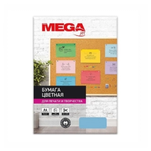 Թուղթ Mega A4 голубая 500 հատ ||Бумага цветная для печати Promega jet Intensive А4 80 г/кв.м 500 листов