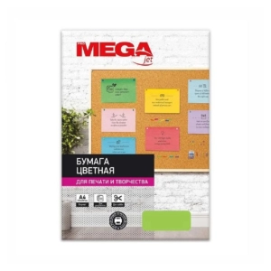 Թուղթ Mega A4 Neon зеленая 500 հատ ||Бумага цветная для печати Promega jet Intensive А4 80 г/кв.м 500 листов