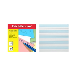 Թուղթ նշումի ErichKrause 90x90x90 մմ 2 գույն սպիտակ կապույտ 4457 ||Бумага для заметок ErichKrause, 90x90x90 мм 2 цвета белый, голубой 4457