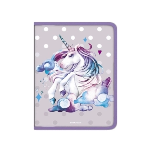 Թղթապանակ ցեպով պլաստիկ ErichKrause Dream Unicorn A4 48693 ||Папка с замком пластиковая ErichKrause Dream Unicorn A4 48693