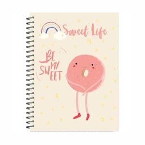 Նոթատետր Attache Sweet Life զսպանակով A5 96 թերթ ||Блокнот Attache Sweet Life на пружине А5 96 листов ||Attache Sweet Life notebook with spring A5 96 sheets